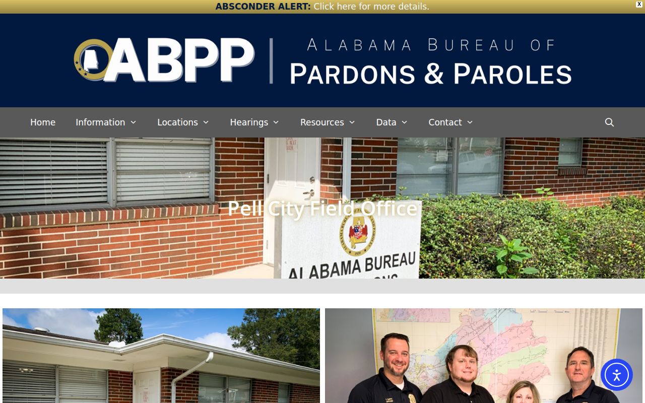 St. Clair County parole and probation Pell City field office page